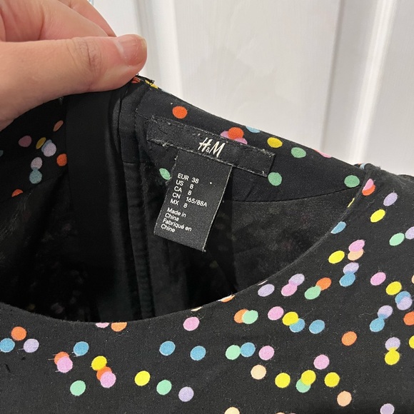 H&M polka-dot mini dress in prime condition! - Picture 3 of 3